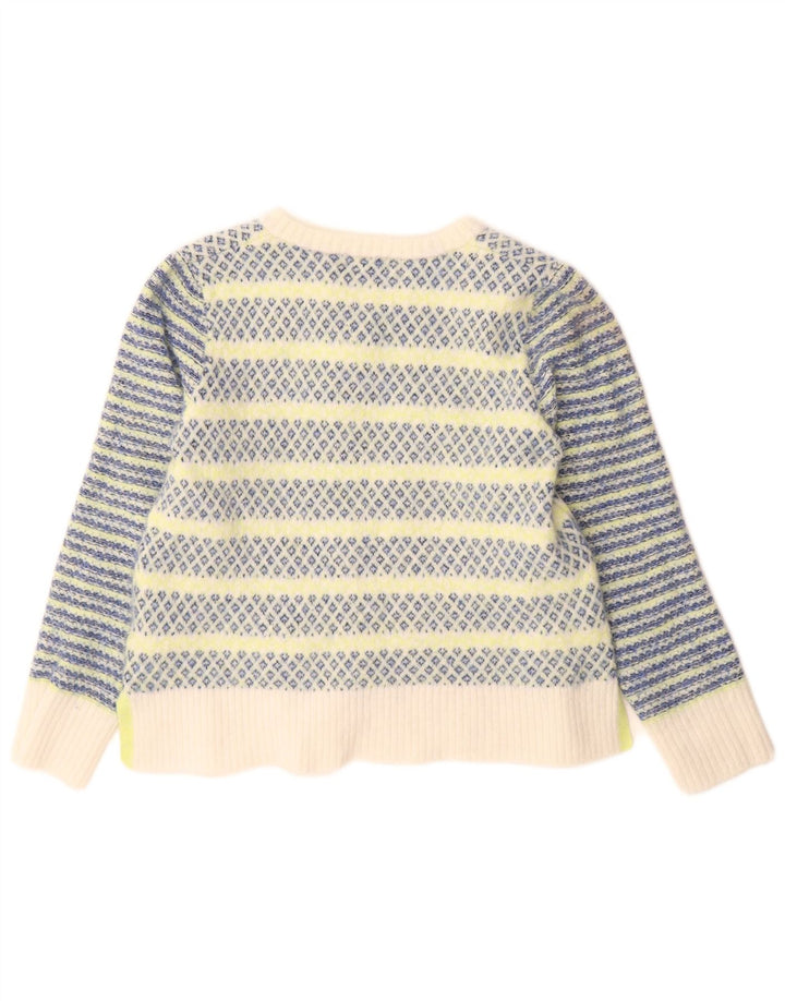 Sweter damski White Stuff z dekoltem w kształcie litery V, UK 12, średni, wielokolorowy