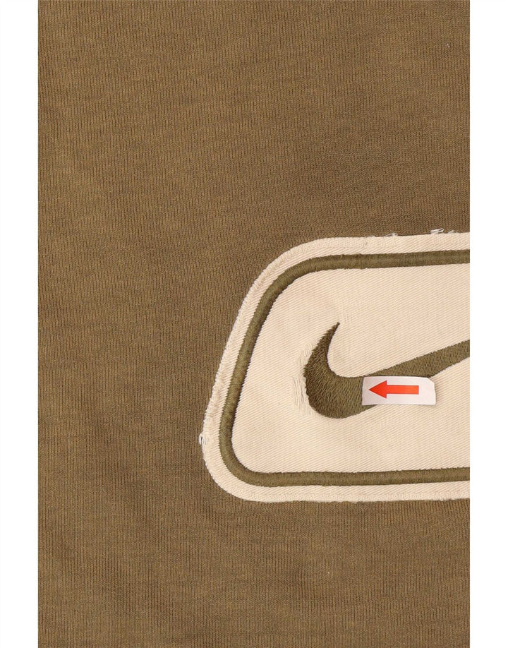 Męski sweter z grafiką Nike, UK 42/44, duży khaki