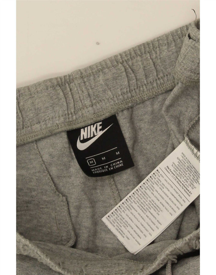 Męskie spodenki sportowe Nike Bermudy, średnioszare, bawełniane