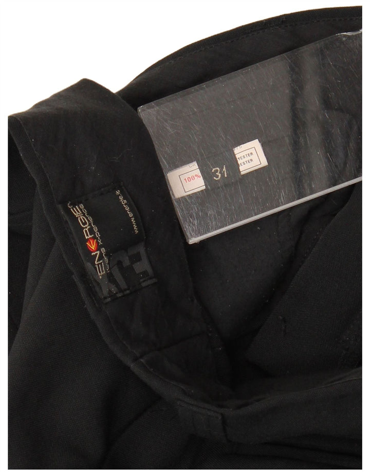 Damskie spodnie Chino Energie Bootcut W31 L34 Czarny poliester