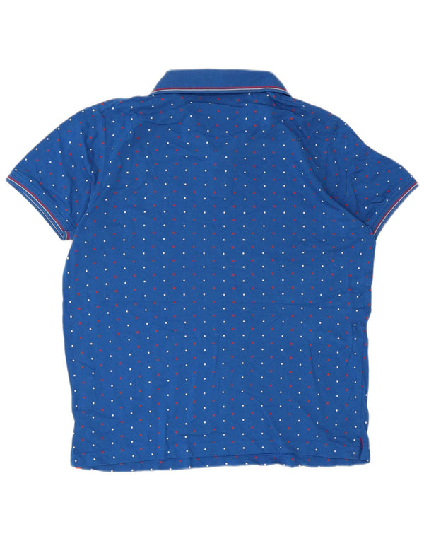 Męska koszulka polo Harmont & Blaine XL, niebieska, bawełniana w kropki