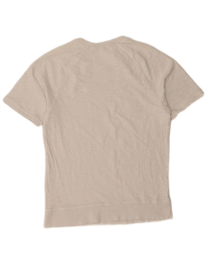 Męska koszulka T-shirt Zara, średnia, biała nakrapiana