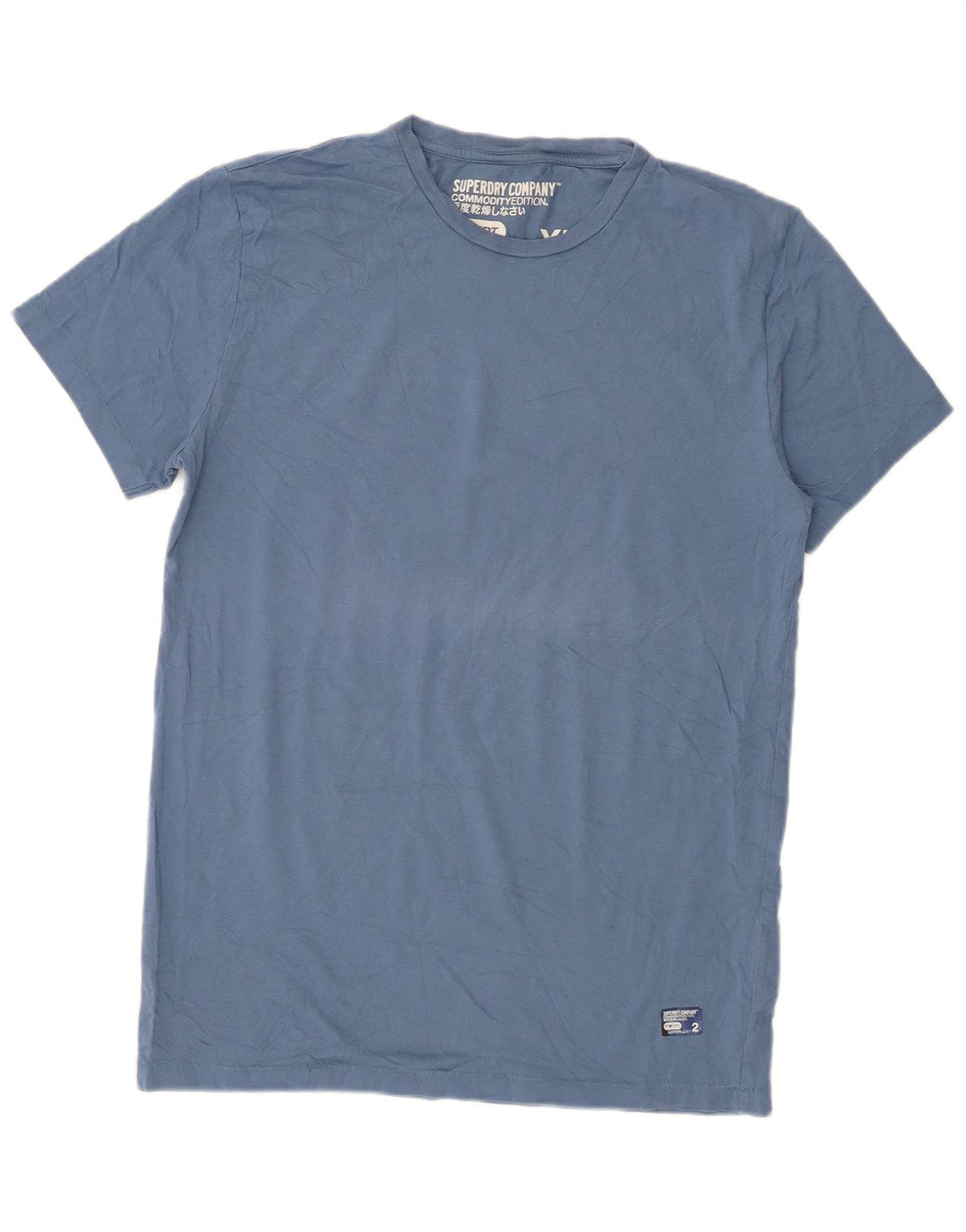 T-shirt męski Superdry Top XL, niebieski, bawełniany