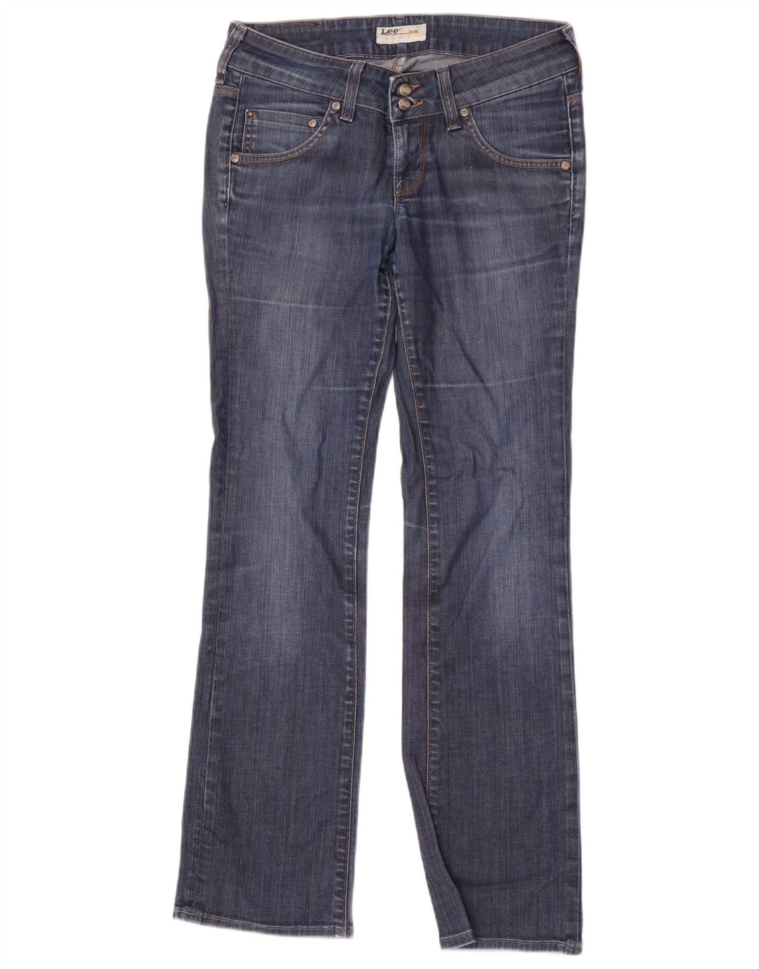 Damskie jeansy Lee Bootcut W28 L31 granatowe