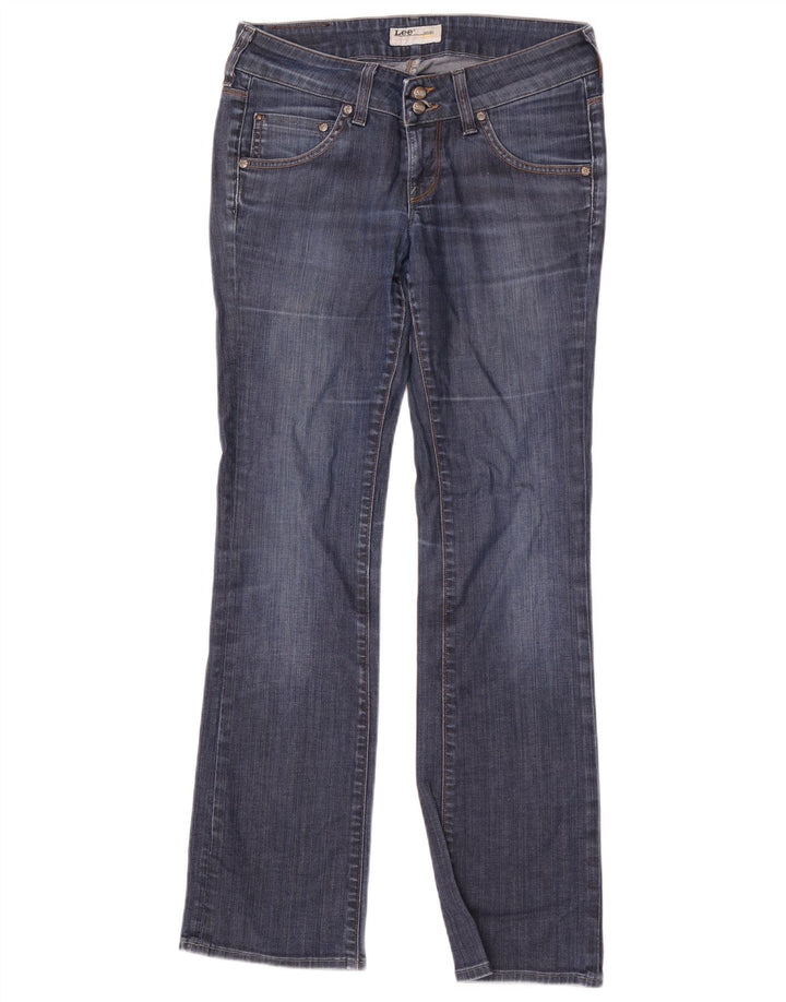 Damskie jeansy Lee Bootcut W28 L31 granatowe