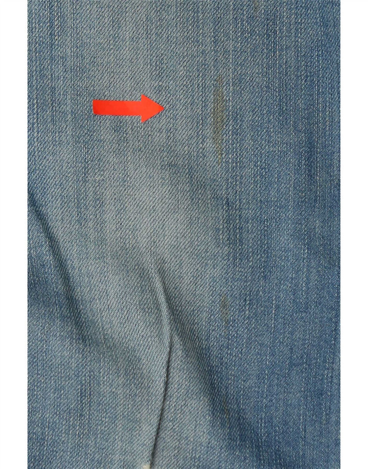 Damskie jeansy Zara w trudnej sytuacji, proste EU 40, średnie, W30, L29, niebieska bawełna