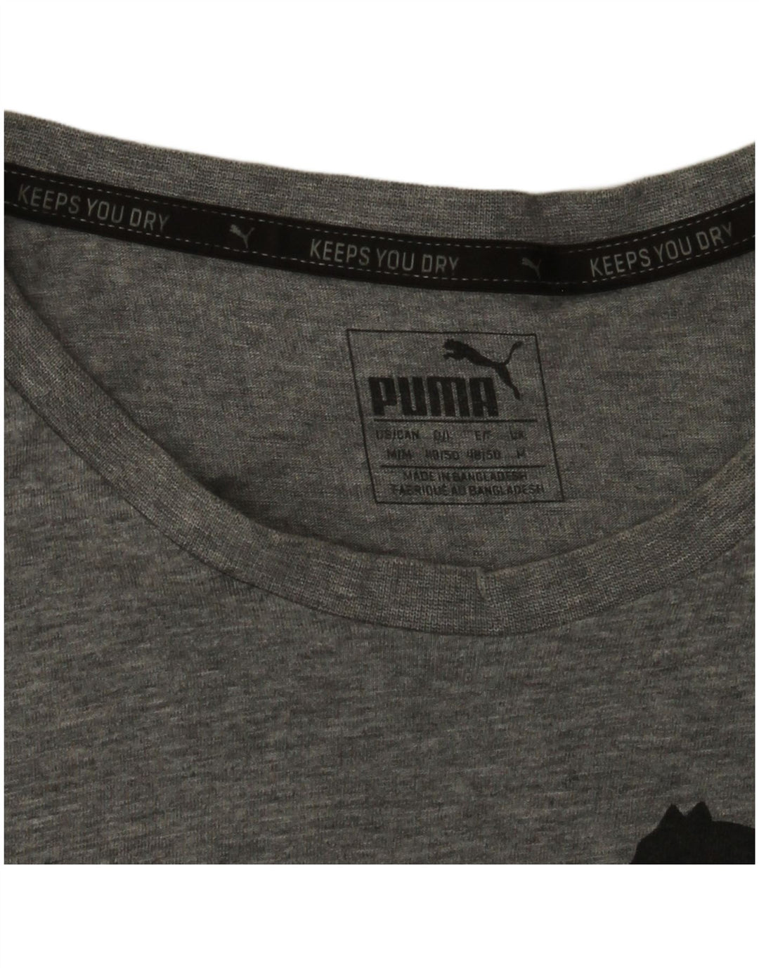 Męski T-shirt Puma z grafiką, średni szary