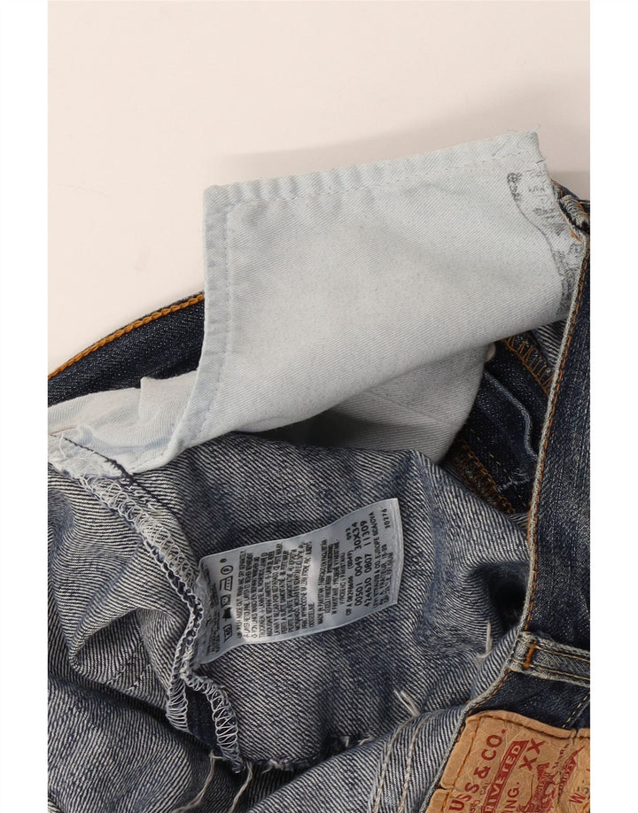 Damskie spodenki jeansowe Levi's 501 W30 Średnioniebieskie, bawełniane