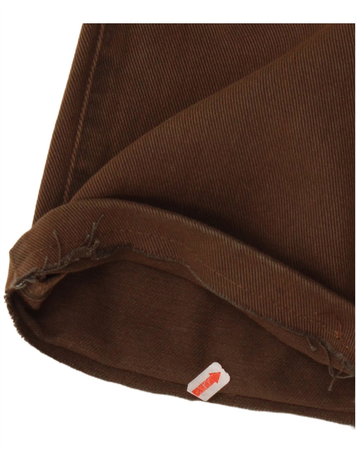 CALVIN KLEIN Męskie proste dżinsy W31 L29 Brązowa bawełna