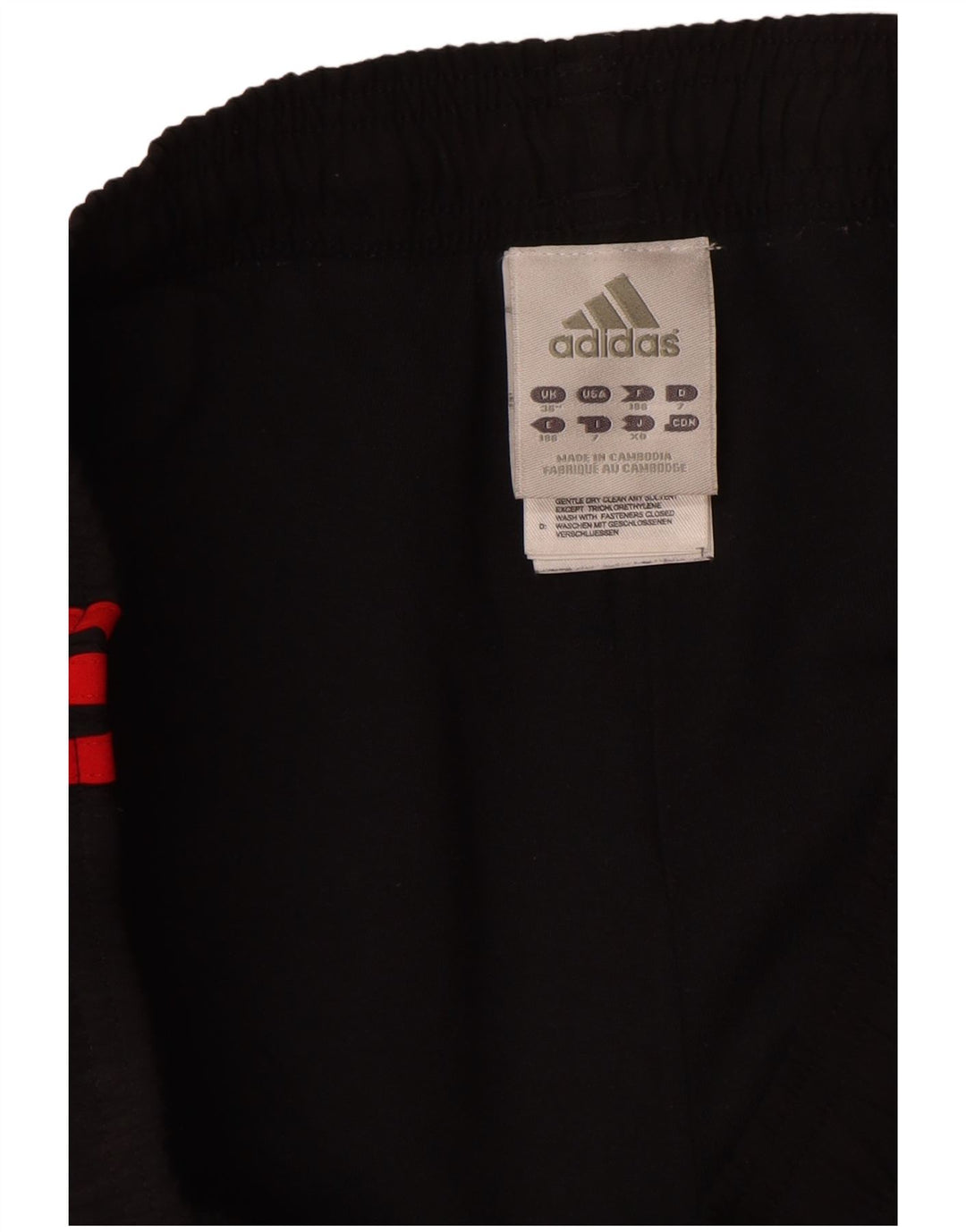 Adidas Męskie spodnie dresowe Joggery, duże, czarne, poliestrowe