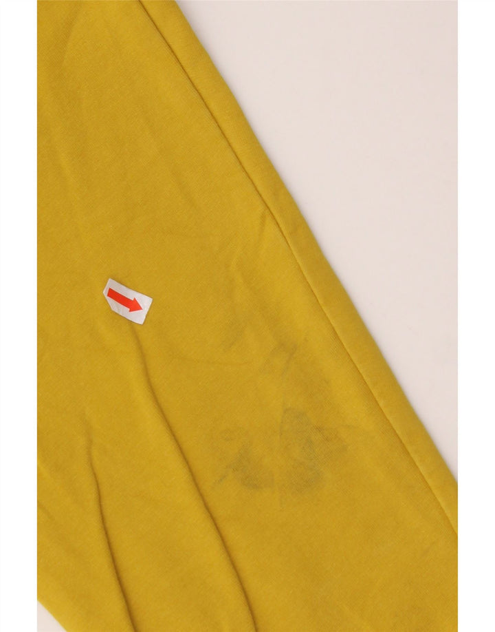 Bluza chłopięca z grafiką CAT, 13-14 lat, bawełniana w kolorze żółtym