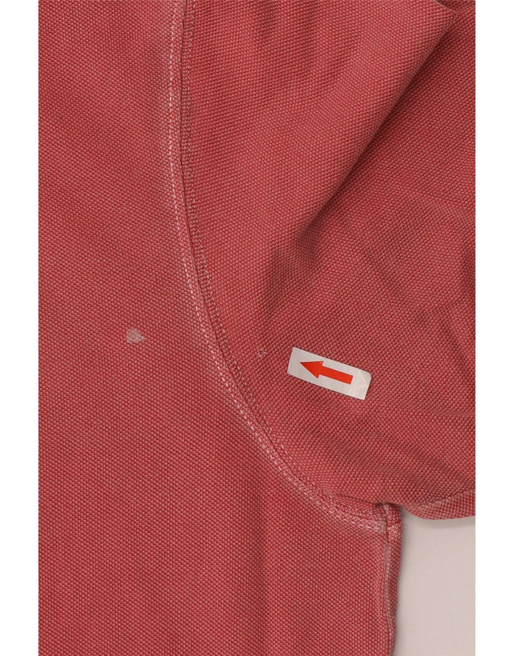 Męska koszulka polo Tommy Hilfiger, duża, czerwona, bawełniana