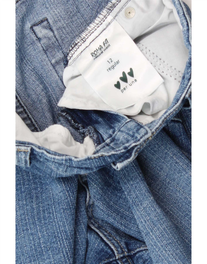 Jeansy Marks & Spencer Damskie Per Una Bootcut UK 12 Medium W30 L29 Niebieskie