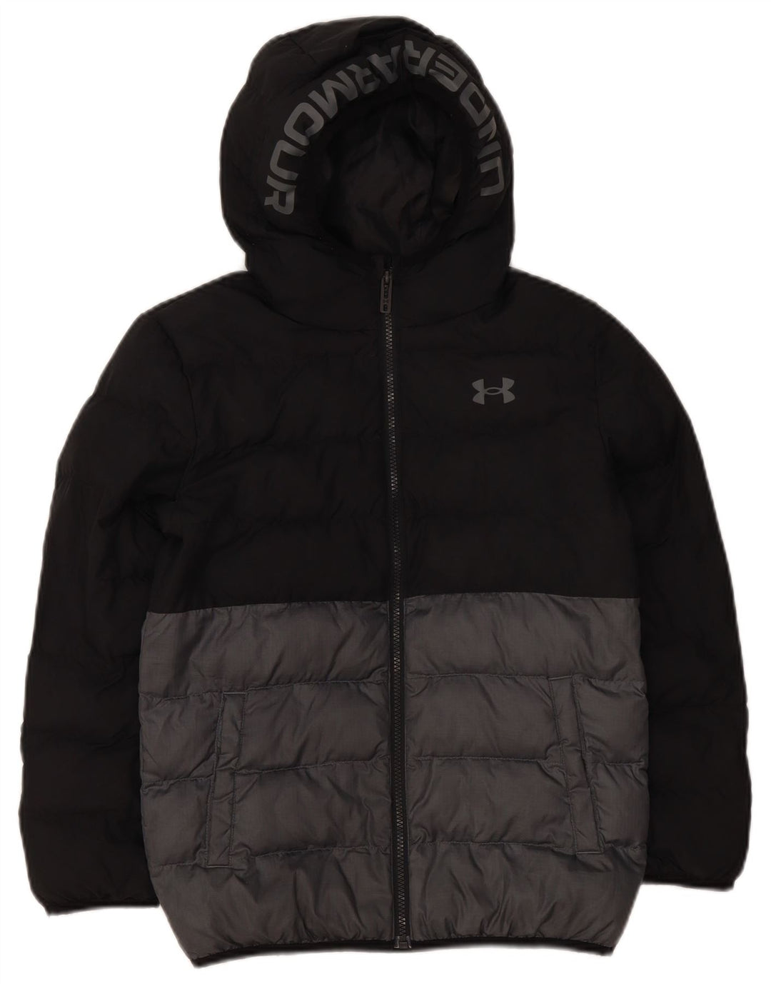 Chłopięca ocieplana kurtka Under Armour Graphic na 10-11 lat w kolorze czarnym