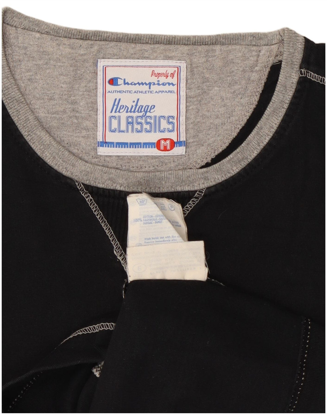 Koszulka damska Champion Heritage Classics Graphic Top UK 12 Medium Black