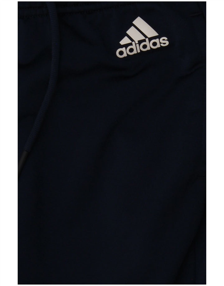Damskie spodnie dresowe ADIDAS UK 14, duże, granatowe