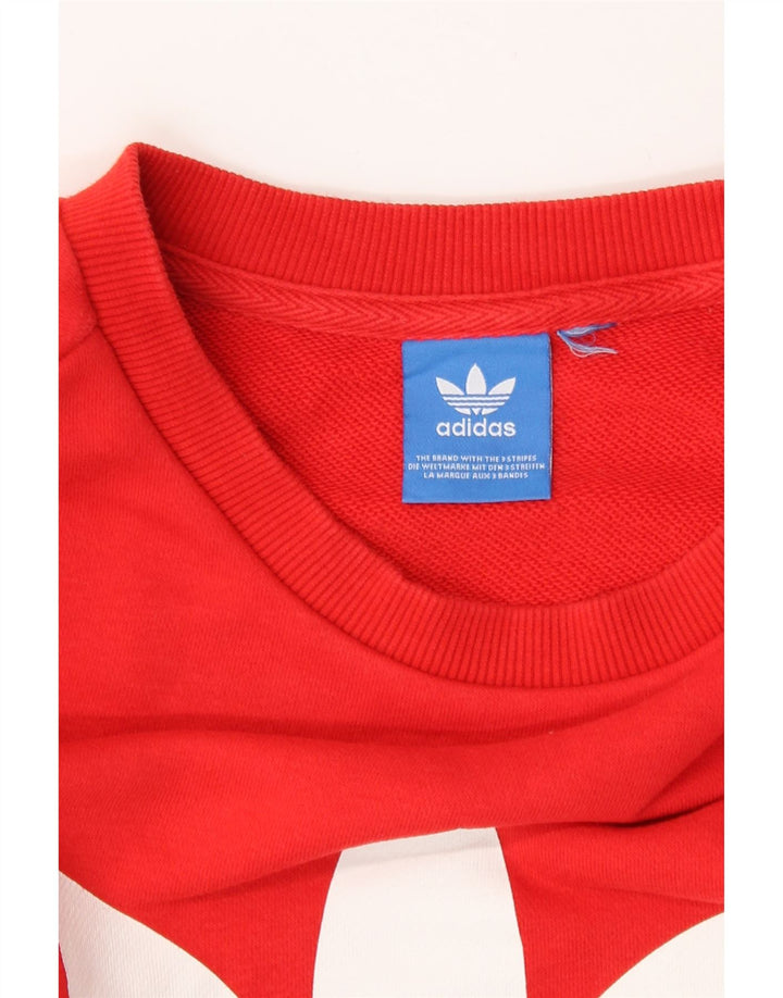 Damska bluza Adidas Graphic Jumper UK 8 Small Red