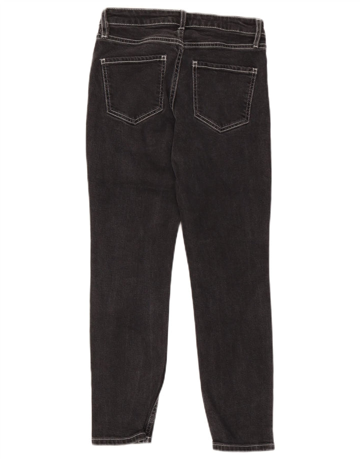 TOPSHOP Damskie jeansy Baxter Crop W26 L25 czarne