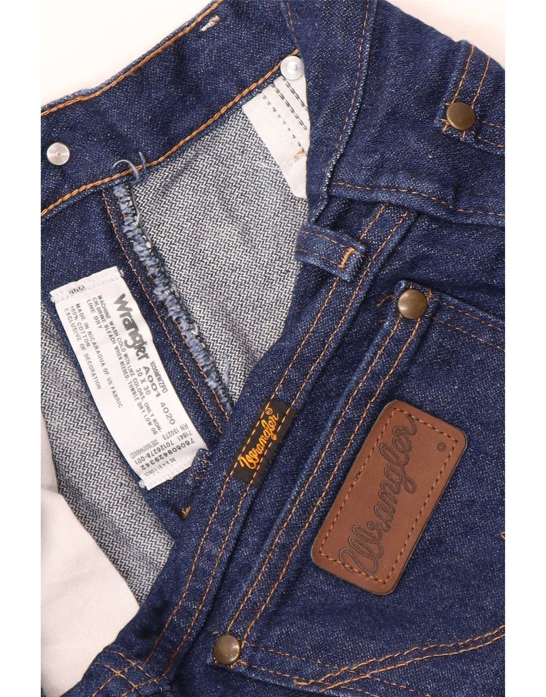 Męskie jeansy Wrangler W30 L30 Granatowe, bawełniane