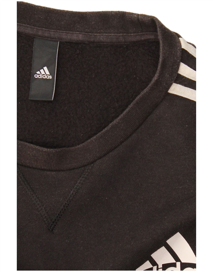 Bluza damska Adidas Jumper UK 16 duża czarna