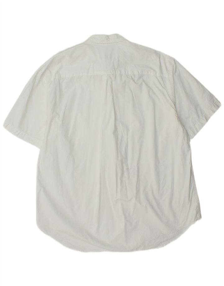 Koszula męska z krótkim rękawem Lacoste, rozmiar 44, XL, biała