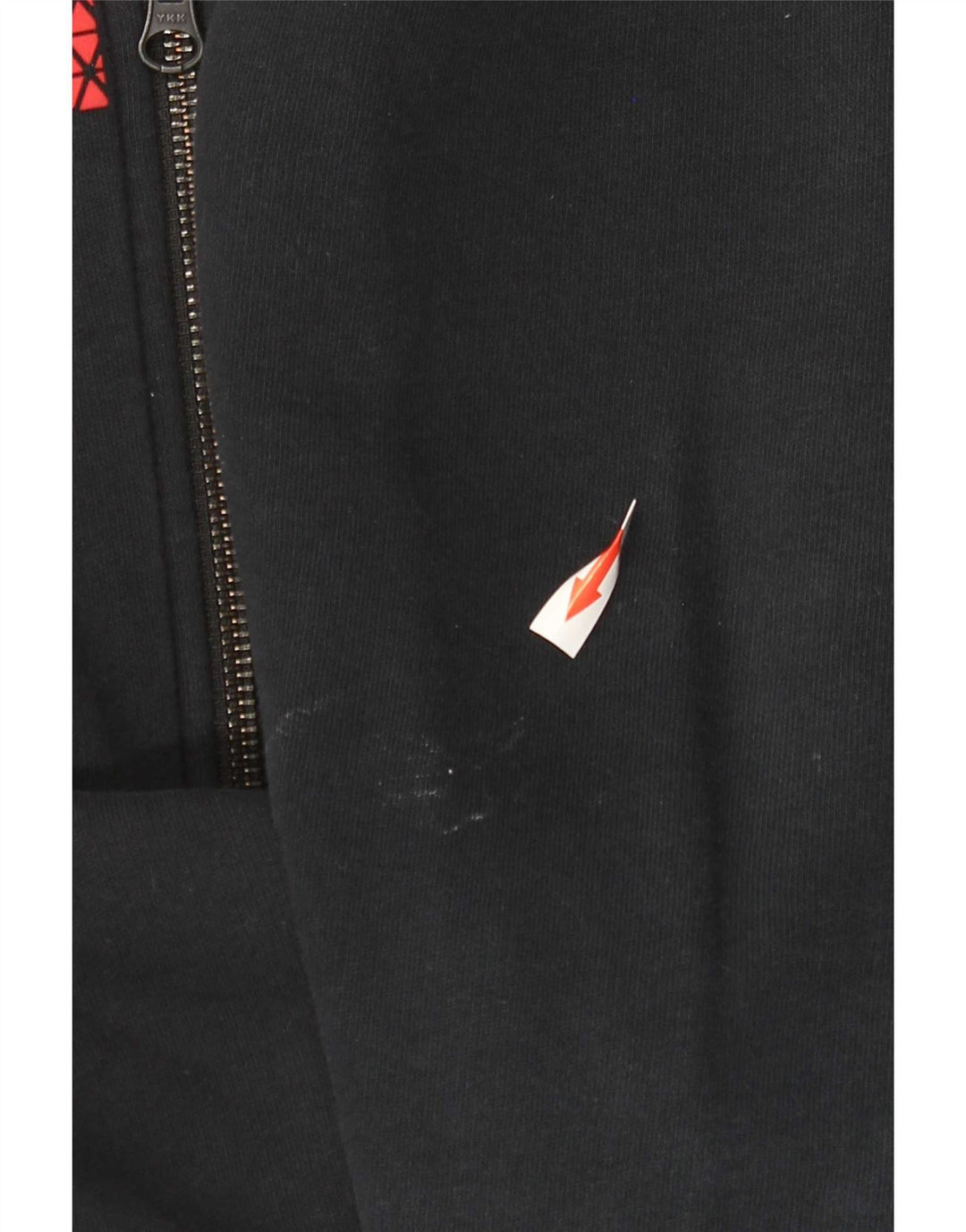 Męski sweter z kapturem i zamkiem błyskawicznym Nike, średni czarny, bawełniany