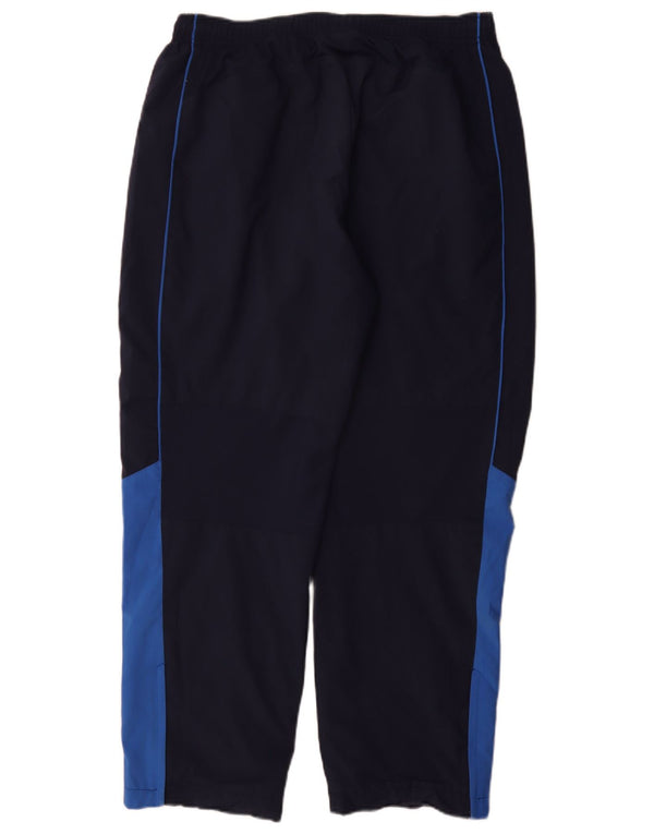 Męskie spodnie dresowe Nike XL, granatowe, z blokami kolorów, poliestrowe, sportowe