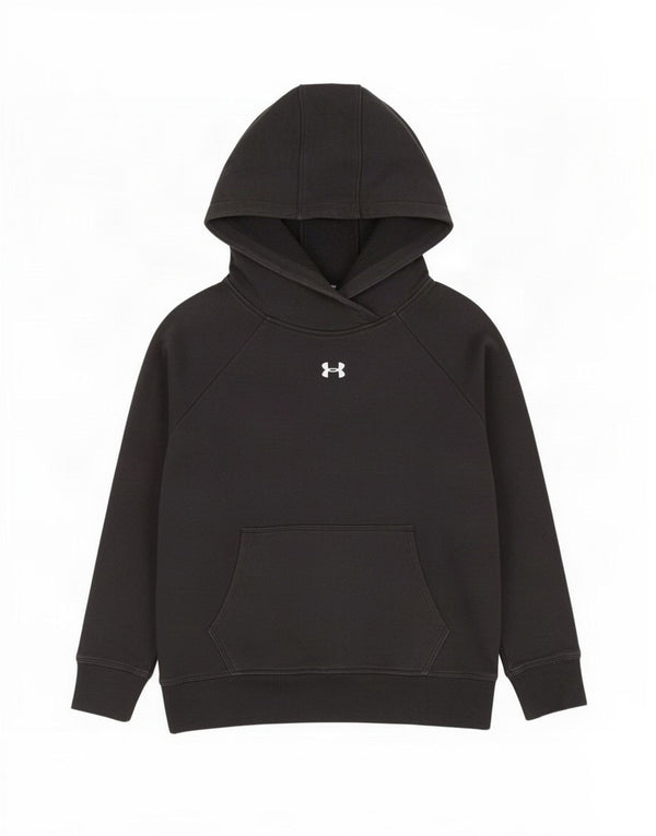 Damski sweter oversize z kapturem Under Armour UK 10, mały, czarny, bawełniany