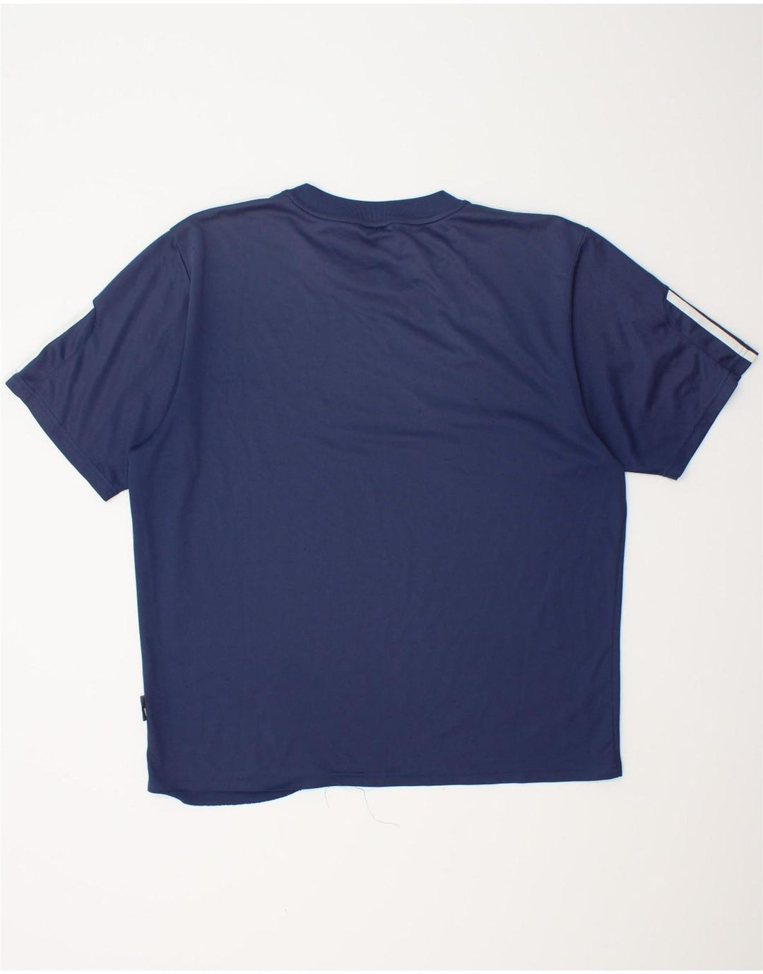 Męski T-shirt ADIDAS Climalite, duży, granatowy, poliester
