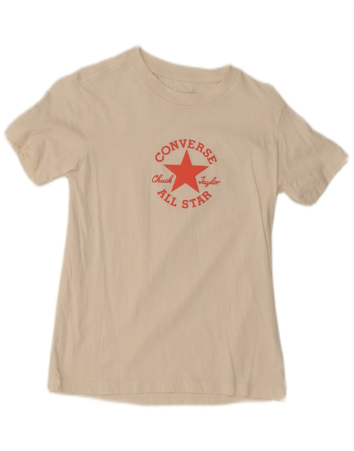 Damska koszulka Converse Graphic Top UK 8 Small White