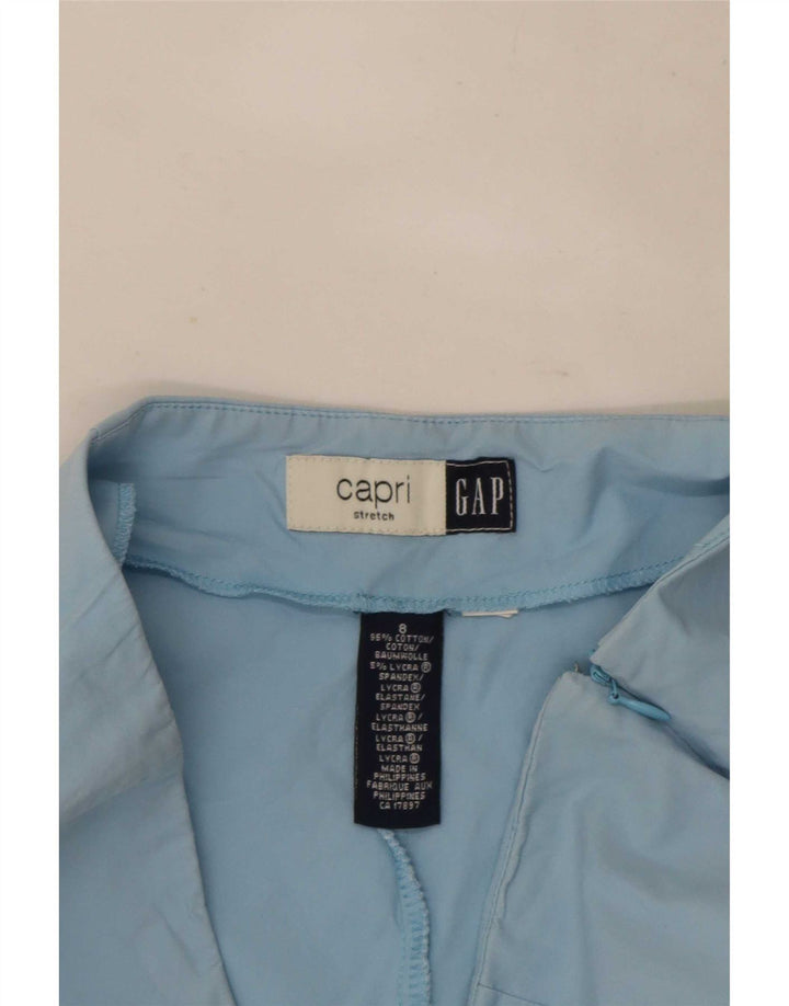 Damskie spodnie Capri Gap US 8 Medium W27 L23 Niebieskie bawełniane