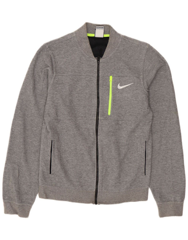 Męska bluza dresowa NIKE, mała, szara, bawełniana