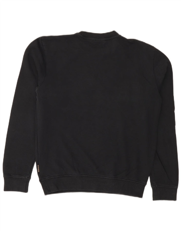 Bluza męska Napapijri, mała, czarna, bawełniana