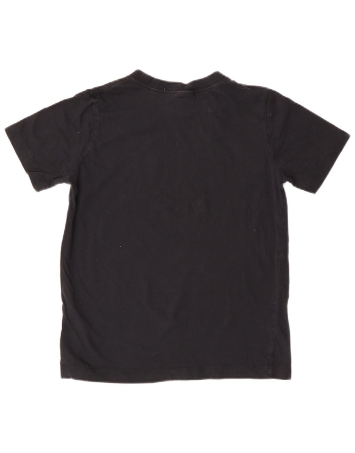 Chłopięcy T-shirt z grafiką Nike na 10-11 lat, średni czarny, bawełniany