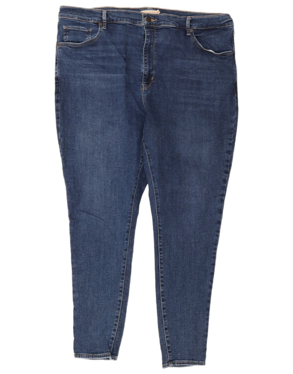 Damskie jeansy Levi's Mile High Super Skinny US 22 3XL W42 L30 Niebieskie bawełniane