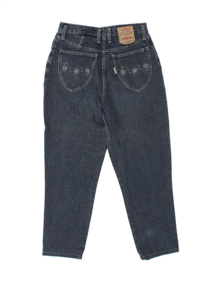 CAPPOPERA Womens Tapered Jeans W28 L26 Navy Blue Cotton Vintage Cappopera and Second-Hand Cappopera from Messina Hembry 
