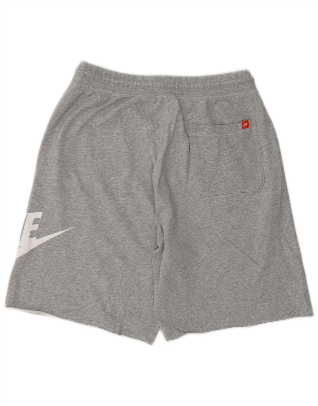 Męskie spodenki sportowe Nike z grafiką, średnioszare, bawełniane w cętki