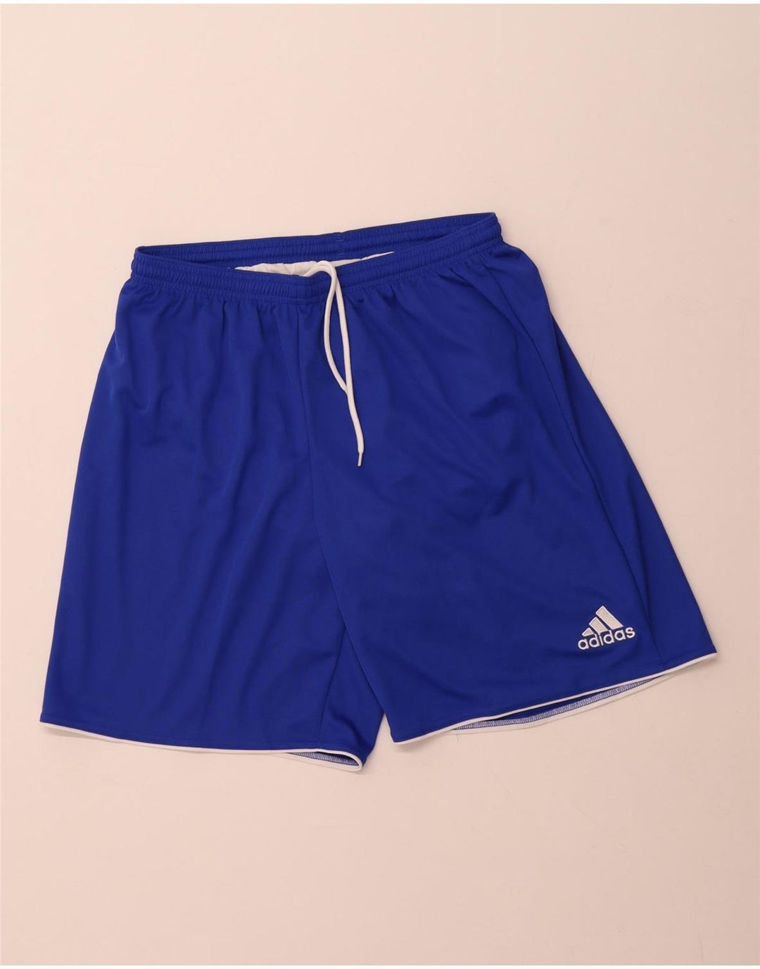 Męskie spodenki sportowe ADIDAS Climalite, duże, niebieskie, z poliestru