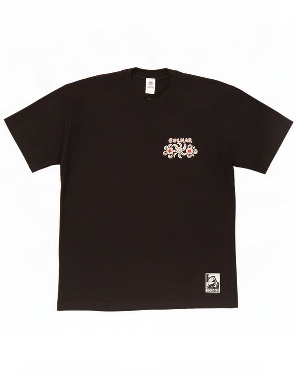 Męska koszulka z grafiką Colmar Top Medium Black Cotton
