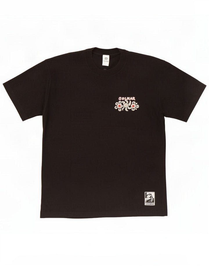 Męska koszulka z grafiką Colmar Top Medium Black Cotton