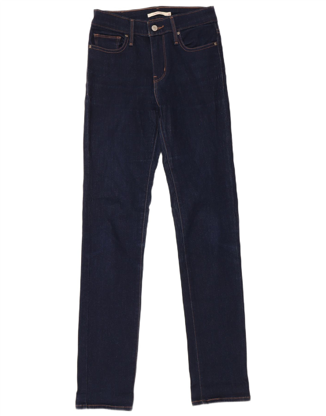 Damskie jeansy wyszczuplające Levi's W26 L32 Granatowa bawełna