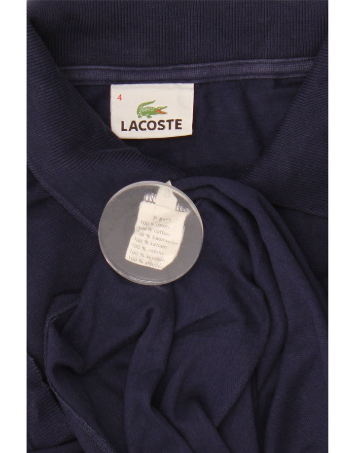 Męska koszulka polo Lacoste, rozmiar 4, średnia, granatowa, bawełniana
