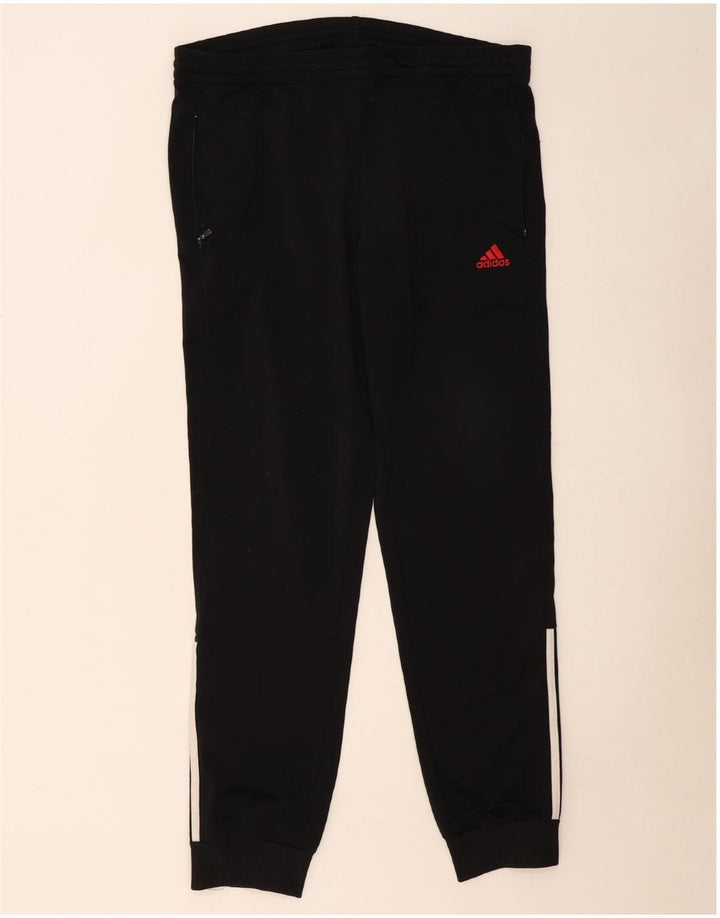 Męskie spodnie dresowe ADIDAS Joggers UK 38/40 Średni czarny poliester