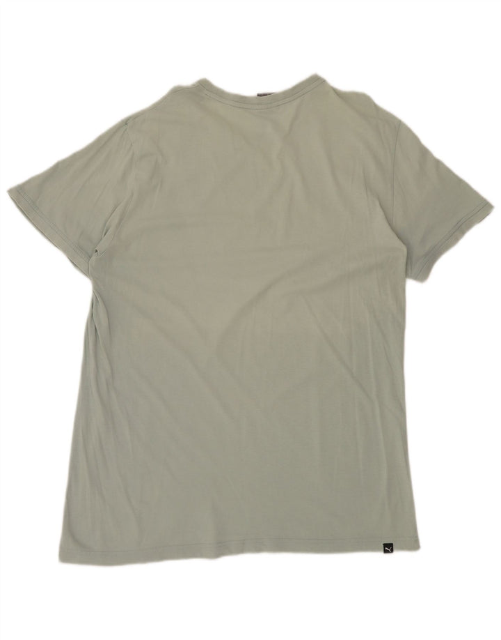 Męski T-shirt PUMA, duży, niebieski