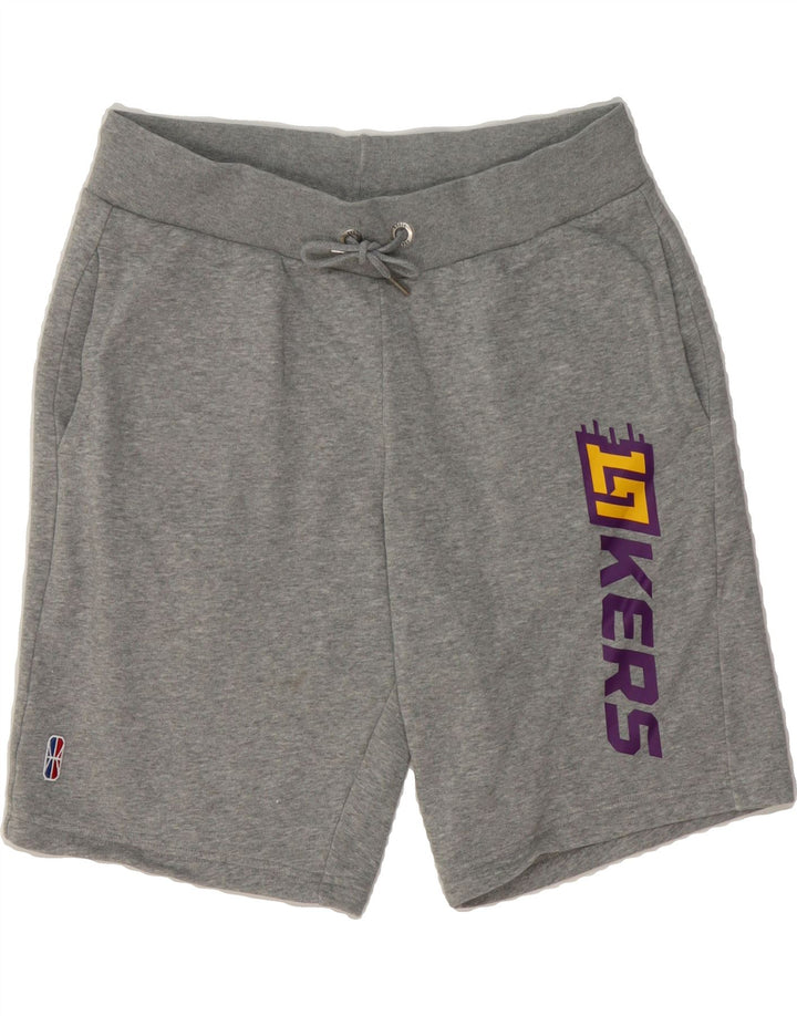 CHAMPION Mens Graphic Sport Shorts Large  Grey Vintage Champion and Second-Hand Champion from Messina Hembry 