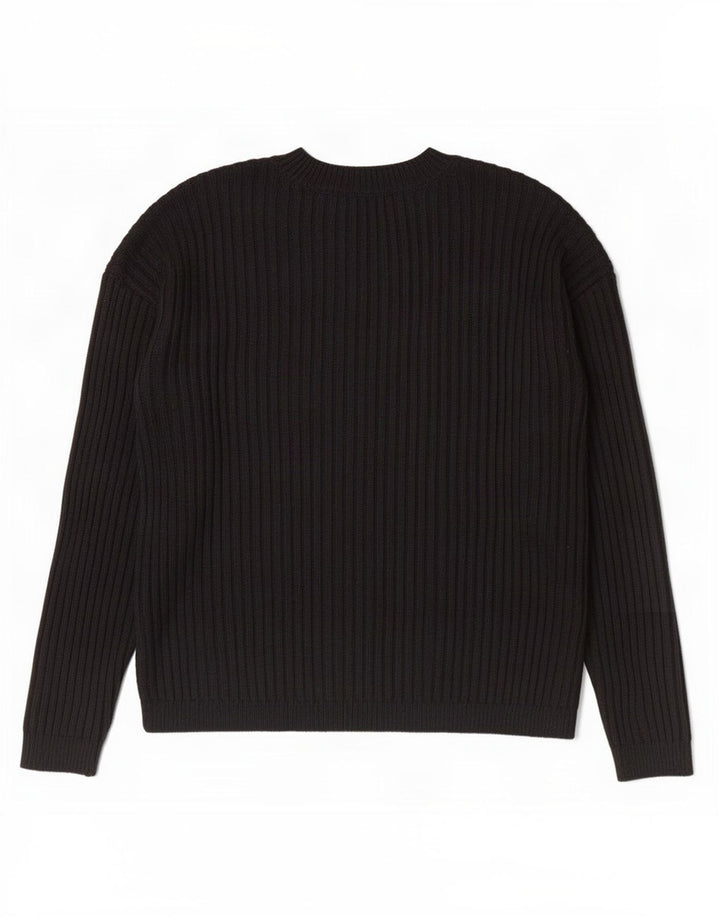 Sweter damski Marks & Spencer z okrągłym dekoltem, UK 14, średni czarny