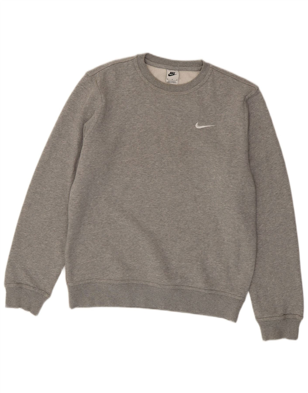 Męska bluza dresowa Nike, średnia, szara, bawełniana nakrapiana