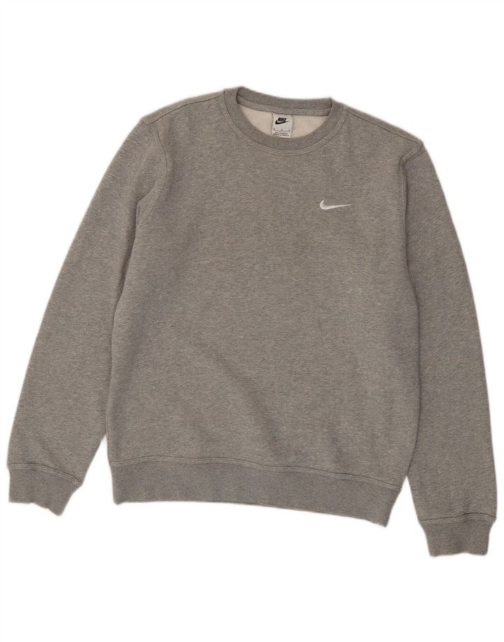 Męska bluza dresowa Nike, średnia, szara, bawełniana nakrapiana