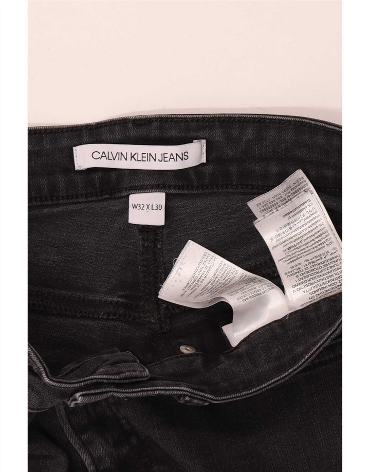 Męskie jeansy Calvin Klein W32 L27 Szara bawełna
