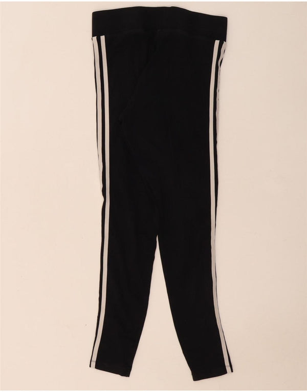 Legginsy Damskie Adidas UK 10 Małe Czarne Bawełniane